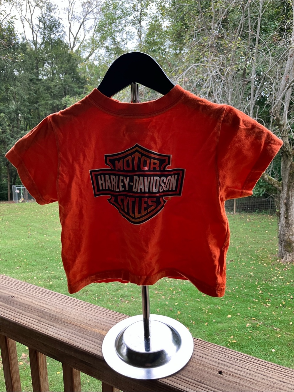 Harley-Davidson Kids Bright Orange Logo Tee